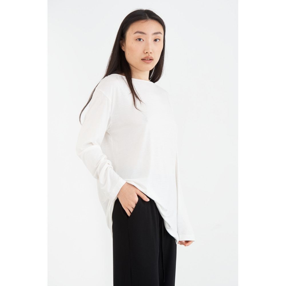 Домашній одяг футболка long sleeve Penelope - Baily ecru молочний L Домашній одяг футболка long sleeve Penelope - Baily ecru молочний L