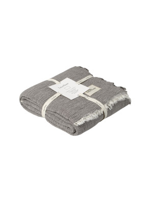 Покривало Lotus Home - Larna muslin anthracite 160*200 Покривало Lotus Home - Larna muslin anthracite 160*200