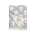 Рушник Lotus Home Pestemal - Skull 90*160 grey сірий Рушник Lotus Home Pestemal - Skull 90*160 grey сірий