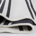 Килим Lotus Home - Infinity Stripe антрацит двосторонній 80*150
