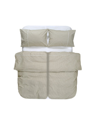 Постільна білизна Lotus Home - Premium Percale Stripe хакі сімейний Постільна білизна Lotus Home - Premium Percale Stripe хакі сімейний