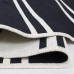 Килим Lotus Home - Infinity Stripe темно-синій двосторонній 80*150