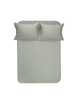 Простирадло на резинці з наволочками сатин Lotus Home - Dakota Modern хакі 180*200+50*70 (2) Простирадло на резинці з наволочками сатин Lotus Home - Dakota Modern хакі 180*200+50*70 (2)