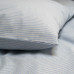 Постільна білизна Lotus Home - Premium Percale Stripe блакитний сімейний Постільна білизна Lotus Home - Premium Percale Stripe блакитний сімейний