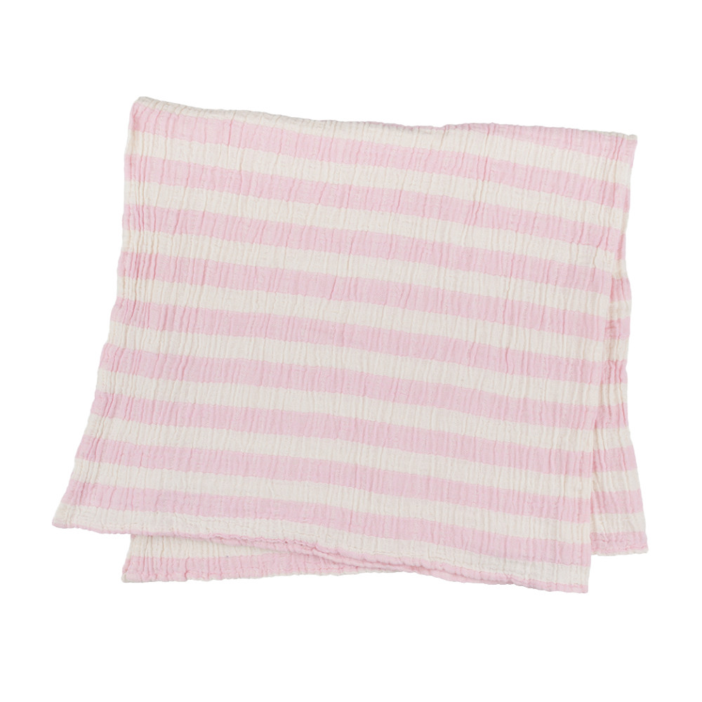 Плед-накидка Barine - Stripe Muslin pembe рожевий 77*82 Плед-накидка Barine - Stripe Muslin pembe рожевий 77*82