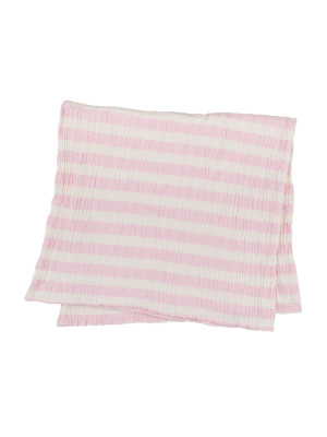 Плед-накидка Barine - Stripe Muslin pembe рожевий 77*82