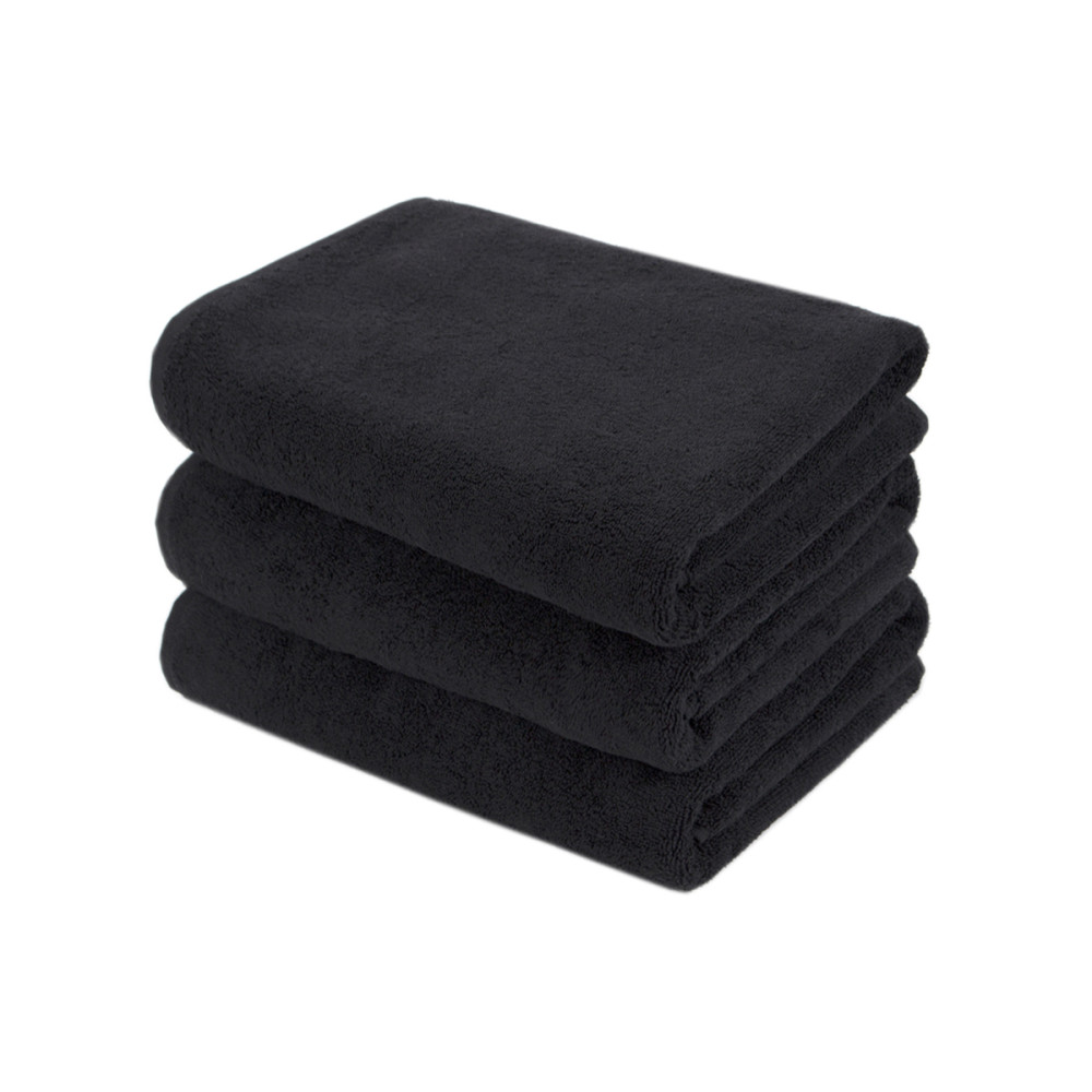 Рушник Lotus Home - Hotel Basic чорний 30*30 (20/2) 600 г/м² Рушник Lotus Home - Hotel Basic чорний 30*30 (20/2) 600 г/м²