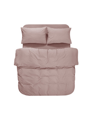 Постільна білизна Lotus Home Washed cotton - Kansas пудровий євро Постільна білизна Lotus Home Washed cotton - Kansas пудровий євро