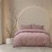 Постільна білизна Lotus Home Washed cotton - Kansas пудровий євро Постільна білизна Lotus Home Washed cotton - Kansas пудровий євро