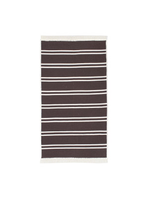 Килим Lotus Home - Infinity Stripe коричневий двосторонній 80*150 Килим Lotus Home - Infinity Stripe коричневий двосторонній 80*150