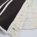 Килим Lotus Home - Infinity Stripe коричневий двосторонній 80*150