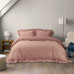 Постільна білизна Lotus Home Washed cotton - Kansas fly пудровий євро Постільна білизна Lotus Home Washed cotton - Kansas fly пудровий євро