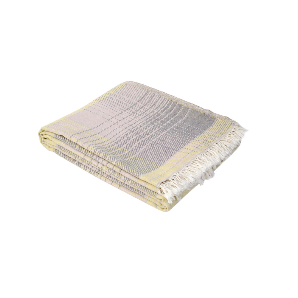 Покривало Lotus Home - Checked Madras сірий 190*225 Покривало Lotus Home - Checked Madras сірий 190*225