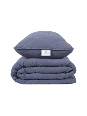 Набір ковдра з подушкою Penelope - Colors in Comfort denim денім полуторний