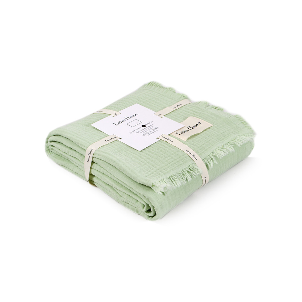 Покривало Lotus Home - Napa muslin pistachio 200*220 Покривало Lotus Home - Napa muslin pistachio 200*220