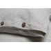 Простирадло з наволочками Lotus Home Washed Cotton - Light antracite 270*270
