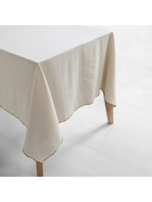 Скатертина Lotus Home - Toursa гірчичний 150*220