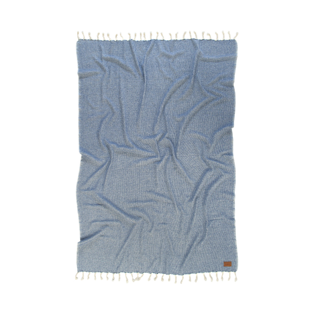 Плед-накидка Barine - Wool Basket indigo синій 120*175 Плед-накидка Barine - Wool Basket indigo синій 120*175