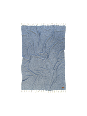 Плед-накидка Barine - Wool Basket indigo синій 120*175