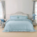 Постільна білизна Lotus Home Washed cotton - Kansas fly plus ментоловий євро Постільна білизна Lotus Home Washed cotton - Kansas fly plus ментоловий євро