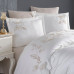 Постільна білизна Dantela Vita сатин з вишивкою - Tutku євро Постільна білизна Dantela Vita сатин з вишивкою - Tutku євро