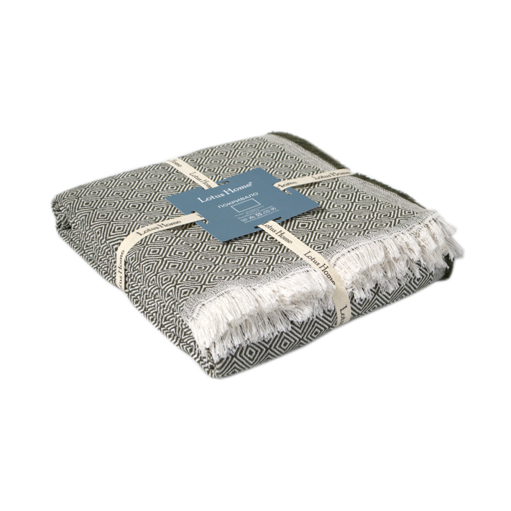 Покривало Lotus Home - Roina khaki хакі 220*240 Покривало Lotus Home - Roina khaki хакі 220*240