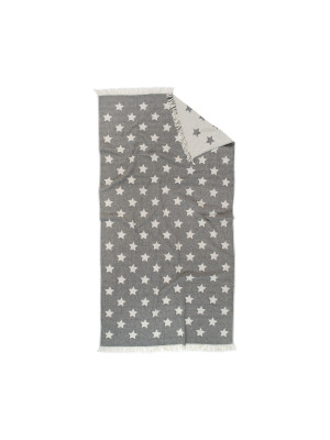 Рушник Lotus Home Pestemal - Star 90*160 black чорний Рушник Lotus Home Pestemal - Star 90*160 black чорний