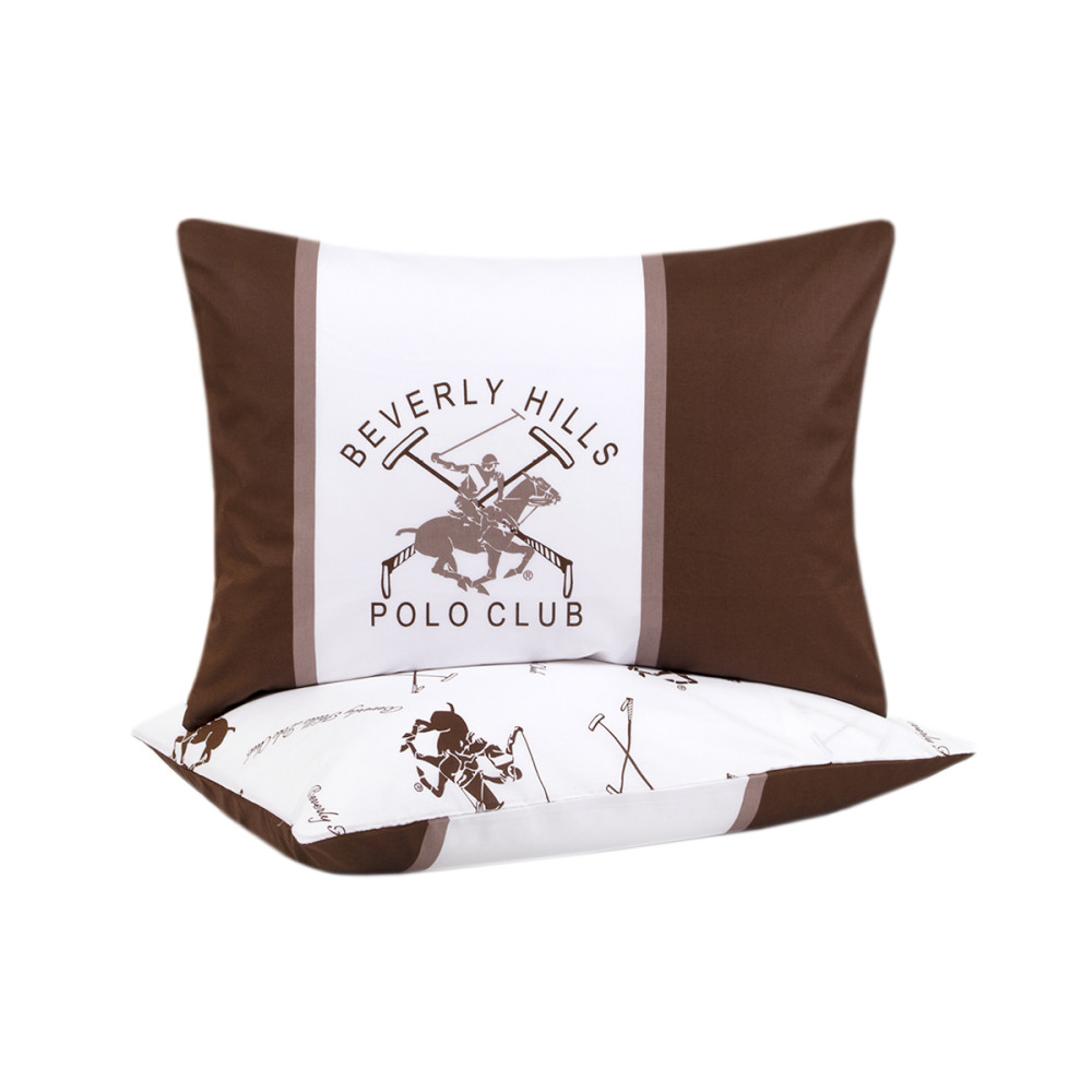 Наволочки Beverly Hills Polo Club - BHPC 029 Brown 50*70 (2 од) Наволочки Beverly Hills Polo Club - BHPC 029 Brown 50*70 (2 од)