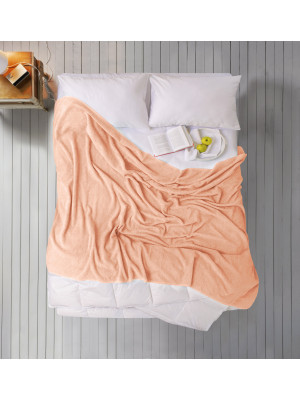 Простирадло Iris Home махрове - Peach 190*220 Простирадло Iris Home махрове - Peach 190*220