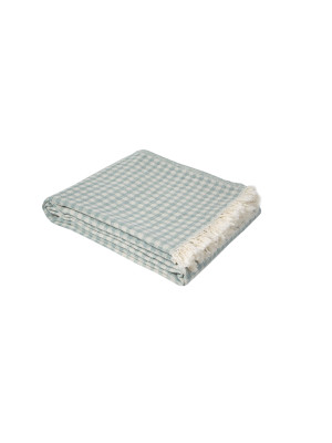 Покривало Lotus Home - Checked Gingham зелений 190*225 Покривало Lotus Home - Checked Gingham зелений 190*225