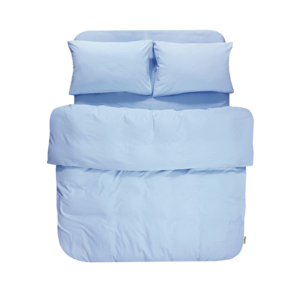 Постільна білизна Lotus Home Washed cotton - Kansas блакитний євро Постільна білизна Lotus Home Washed cotton - Kansas блакитний євро