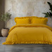 Постільна білизна Lotus Home Washed cotton - Kansas fly гірчичний євро