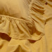 Постільна білизна Lotus Home Washed cotton - Kansas fly гірчичний євро