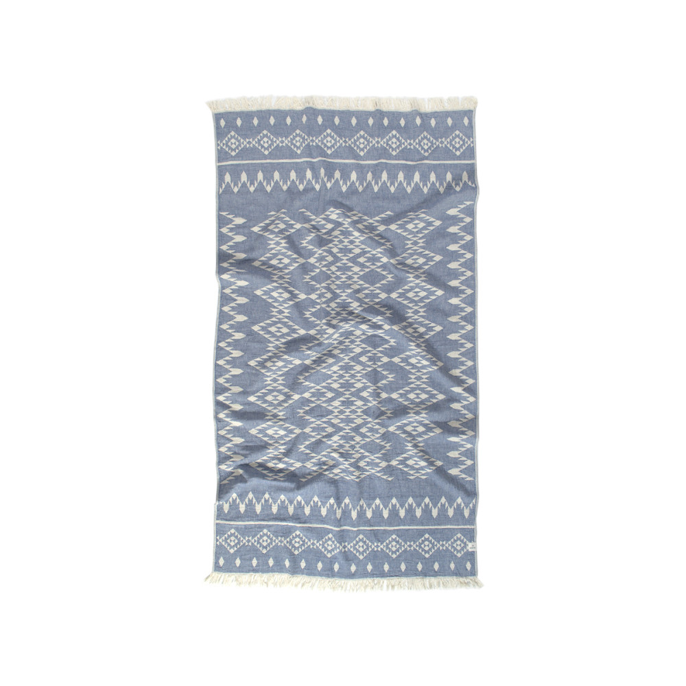 Рушник Barine Pestemal - Kilim 90*160 Denim синій Рушник Barine Pestemal - Kilim 90*160 Denim синій