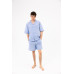 Піжама unisex Lotus Home - City Shorts блакитний S Піжама unisex Lotus Home - City Shorts блакитний S