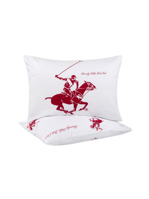 Наволочки Beverly Hills Polo Club - BHPC 004 Red 50*70 (2 од)