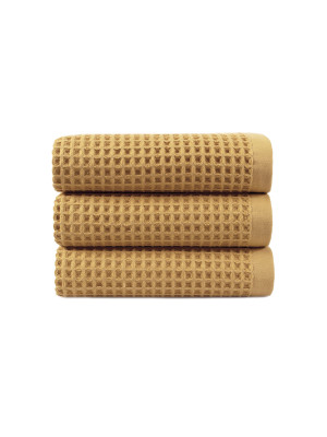 Рушник Lotus Home - Waffle mustard гірчичний 70*140 Рушник Lotus Home - Waffle mustard гірчичний 70*140