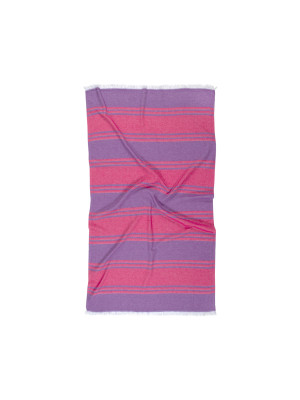 Рушник Lotus Home Pestemal - Capri 90*160 purple фіолетовий