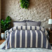 Плед Lotus Home - Infinity Stripe сірий 200*220 Плед Lotus Home - Infinity Stripe сірий 200*220