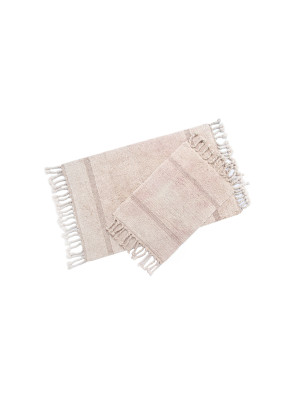 Набір килимків Irya - Paloma pudra пудра 60*90+40*60