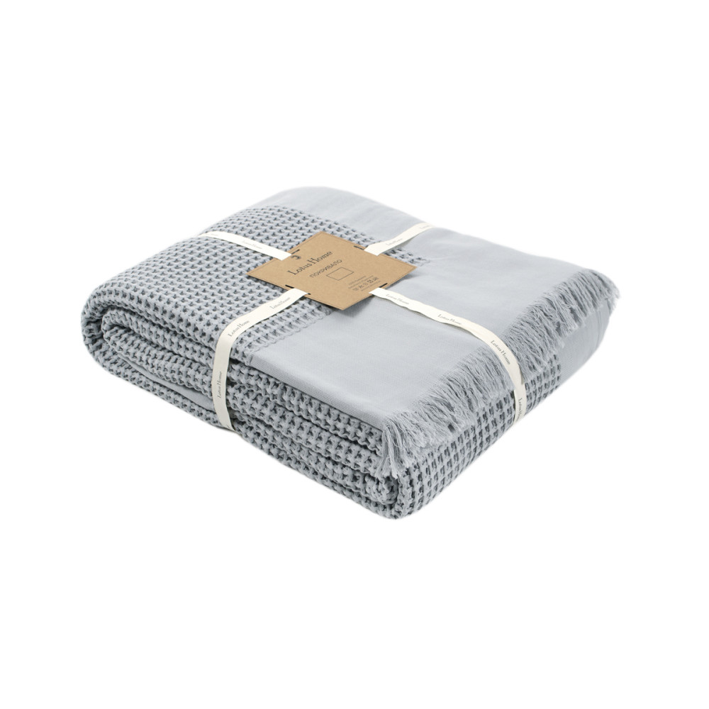 Покривало Lotus Home - Egi світло-сірий 240*260 Покривало Lotus Home - Egi світло-сірий 240*260