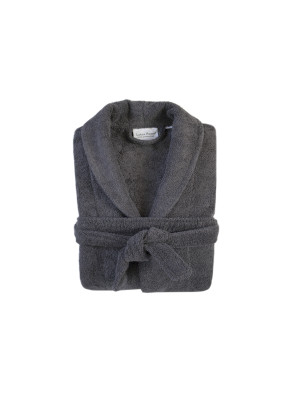 Халат махровий unisex Lotus Home - Basic Line antrasit L