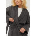 Халат махровий unisex Lotus Home - Basic Line antrasit L