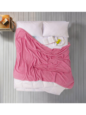 Простирадло Iris Home махрове - Azalea pink 190*220 Простирадло Iris Home махрове - Azalea pink 190*220