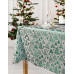 Скатертина Lotus Home - New Year зелена 140*140