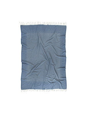 Плед-накидка Barine - Tan Throw denim синій 125*180