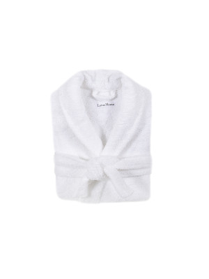 Халат махровий unisex Lotus Home - Basic Soft білий 2XL