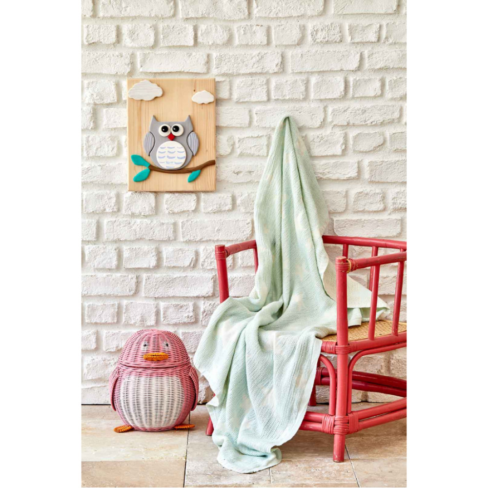 Дитяче покривало піке Karaca Home - Baby star yesil зелений 80*120 Дитяче покривало піке Karaca Home - Baby star yesil зелений 80*120