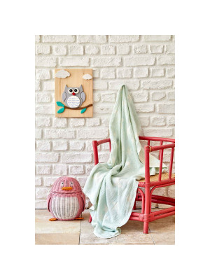 Дитяче покривало піке Karaca Home - Baby star yesil зелений 80*120