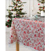 Скатертина Lotus Home - New Year червона 140*140